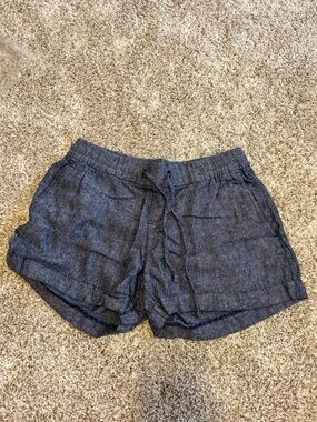 Old Navy Dark Blue Drawstring Athletic Shorts